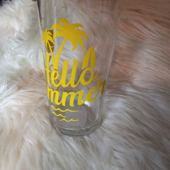 "Hello Summer" Handmade Novelty Glass - Picture 3 of 6